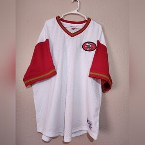 49ers V-neck jersey